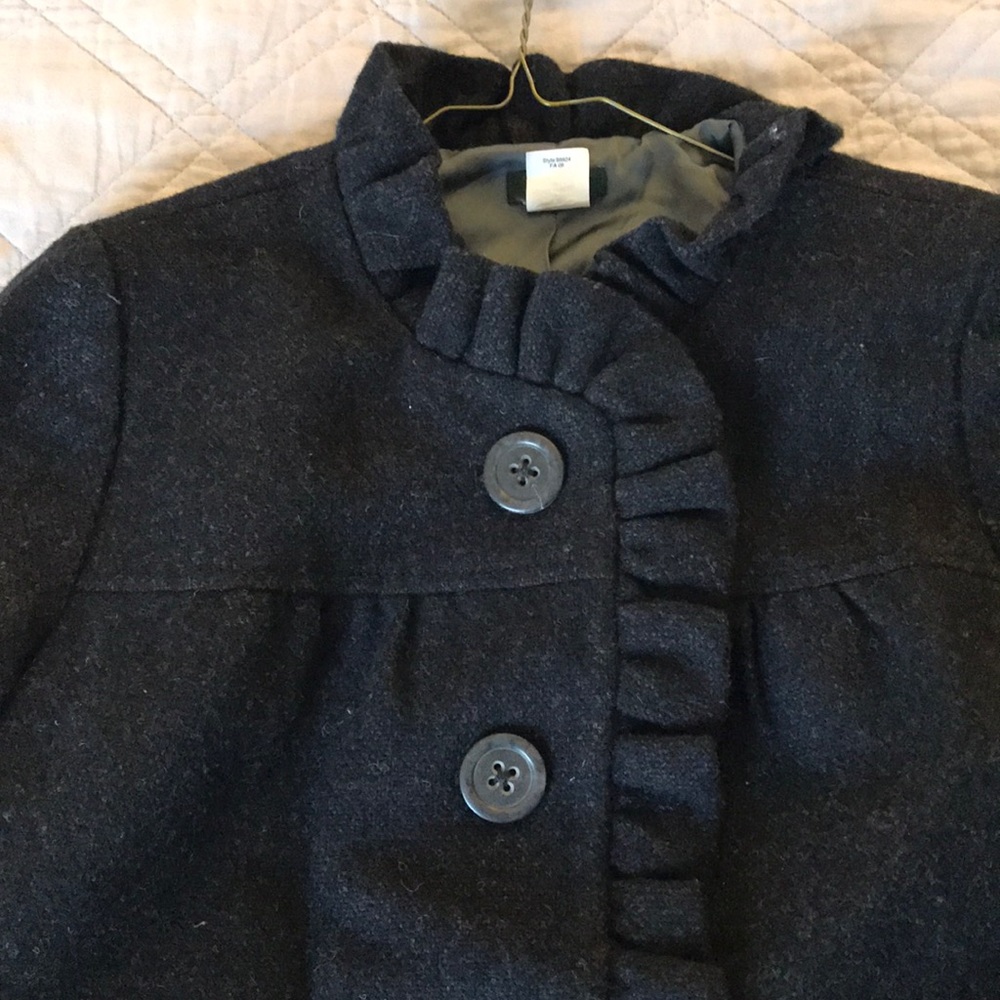 Jcrew ruffled wool jacket - Picture 2 of 5